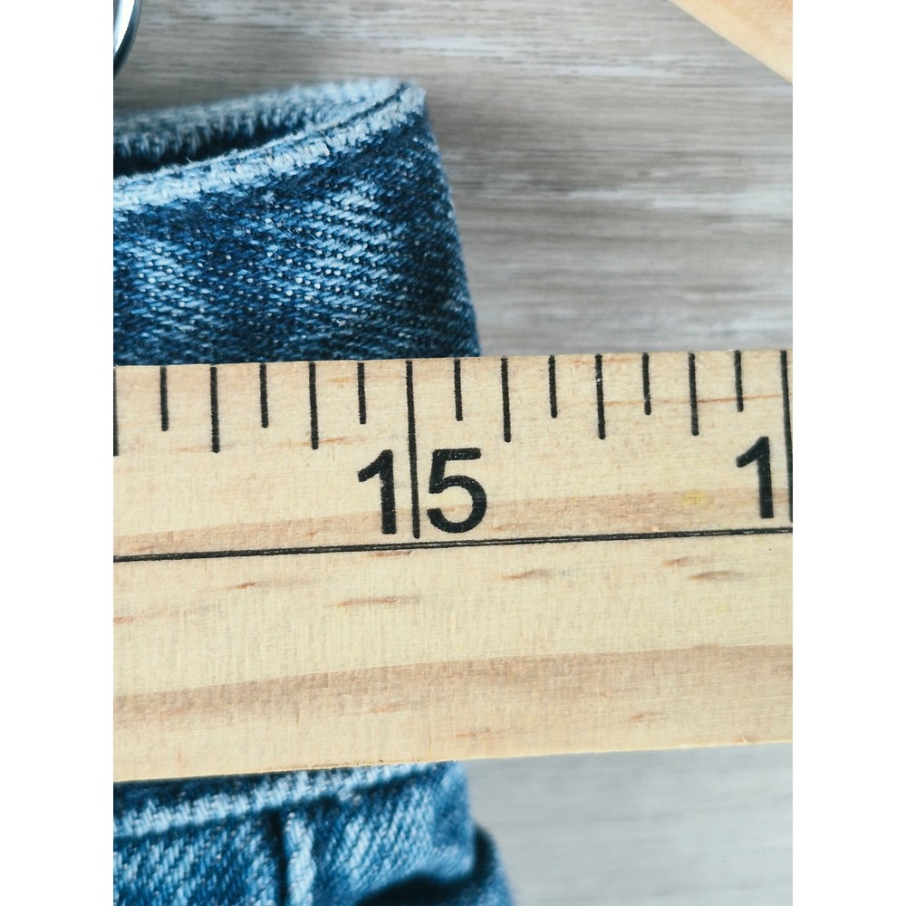 We The Free Denim Mini Skirt Women 30 Blue Excellent Belted Pleated - Picture 4 of 6
